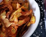 Une image de l'étape 3 de Chips anti Gaspi épluchures de pommes de terre cuisson #airfryer.