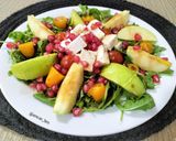 Foto del paso 7 de la receta: Ensalada de rúcula con queso fresco, manzana y granada