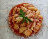 Pas rețetă Gnocchi-Paste din cartofi, în sos de roșii cu busuioc 5 fotografie