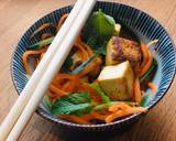 Tofu stir fry in Ponzu dressing and fresh mint recipe step 3 photo