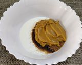 A picture of step 5 of Eggless Chikoo Cake.