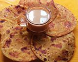A picture of step 3 of Leftover Potato Paratha.