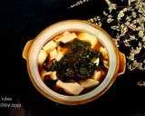 Hình bước làm 3 của món Canh miso đậu, rong biển