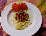Foto langkah ke 4 dari resep Mie ayam susu creamy.