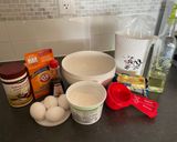 Simple and easy to make Vanilla cake with Nutella spread রেসিপির ধাপ 1 ছবি