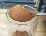 Hình bước làm 1 của món Ca cao đá