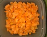 A picture of step 1 of Macaroni and beef cheese bake.