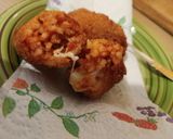Foto langkah ke 9 dari resep Suppli (Bola Risotto yang Digoreng Isi Mozarella khas Italia).