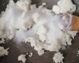 A picture of step 3 of Coconut ladoo.