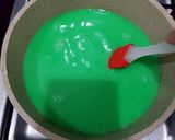 Foto langkah ke 2 dari resep Puding roti tawar pandan.