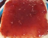 A picture of step 6 of Nutella, Strawberry Jam Oven Pancake.