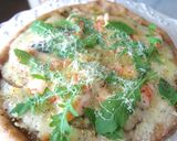 青醬鮮蝦野菇薄脆披薩pizza平底鍋版的食譜步驟3照片