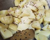 A picture of step 3 of Sesame seeds Potato subji in Falahari Thali Platter.