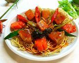 Hình bước làm 14 của món Mì xào giòn chay