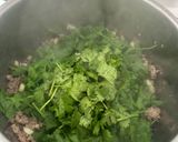 A picture of step 2 of Lebanese Spinach Stew with Rice.