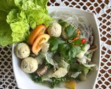 Foto langkah ke 3 dari resep (Eat Clean Menu) Bakso Ayam Bihun Untuk Diet.