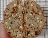 Foto langkah ke 28 dari resep Moringa Wijen Jinten Hitam Chili Flakes Cheese Sourdough Bread (Open Bake Method).
