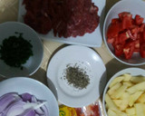 Foto del paso 1 de la receta: Lomo saltado flameado