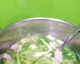 Hình bước làm 3 của món Canh tôm và mộc nấu khổ qua
