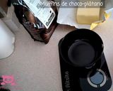 Foto del paso 3 de la receta: Brownie muffins de nueces y plátano (sin gluten)