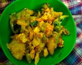 A picture of step 5 of Mix veg.