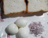 A picture of step 1 of Egg Sandwich.