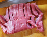A picture of step 1 of Easy beef & broccoli.