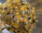 A picture of step 2 of Passion Fruit juice.