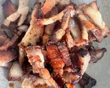 Une image de l'étape 1 de Véritable recette des pâtes à la carbonara.