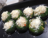 Foto del paso 4 de la receta: Zapallitos rellenos con carne de 🐖 con ensalada de arroz 🌽🥚