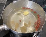 A picture of step 2 of Glutinous rice balls in ginger syrup.