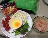 รูปขั้นตอนการทำที่ 1 ของ ไก่ผัดหม่าล่า&ไข่ดาวน้ำ