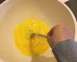 A picture of step 1 of Cinnamon French toast.