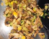 A picture of step 1 of Mushroom Zucchini Bread Pizza.