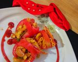A picture of step 13 of Tomato bucket red sauce pasta.