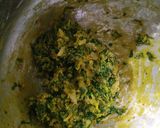 A picture of step 3 of Bhaji vada.