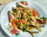 Foto langkah ke 4 dari resep Tumis Ikan Asin Peda Cabe Hijau.