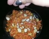 A picture of step 4 of Gajar ka halwa with milkmaid.