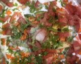 A picture of step 1 of Mix flour veg uttapam.