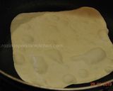 A picture of step 7 of Flat  Naan  Bread نان تافتون.
