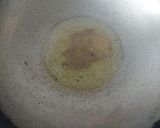 A picture of step 5 of Cholar Dal.
