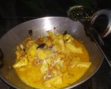 A picture of step 3 of Coconut milk cauliflower sabji.