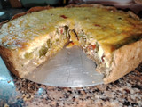 Tarta de Zapallito, Queso y Panceta