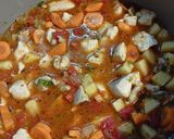 Foto del paso 7 de la receta: Guiso de pollo con porotos y verduras muy sabroso y nuevo cuchillo 🔪