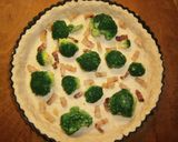 Baconos, brokkolis quiche recept fázis 8 fotója