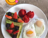 Foto del paso 1 de la receta: Waffle de espinacas y huevos