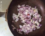 A picture of step 1 of Oats Pav Bhaji.