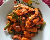 Foto langkah ke 4 dari resep Sambal tempe kacang panjang & ikan asin baung.