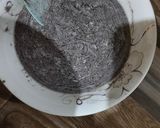 Foto langkah ke 4 dari resep Bolu Ketan Hitam Keju Lumer.