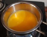 A picture of step 1 of Orange custard pudding.